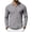 #03 Dark Gray 【Mix & Match: Essential Colors in Stock】, variant on Men's Casual Fashion Solid Color Short Sleeve Standing Collar Half Button Blouse Shirt Top for Daily Work Office Business Casual Modern Outfit | AESTIVO,Black XL