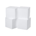 thumbnail image 3 of Crafare 4 Pack Craft Foam Blocks 6x6x6inch Polystyrene Brick Square for Arts School Projects Sculptures Floral Arrangements Modeling and Centerpieces, 3 of 4