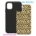 thumbnail image 2 of DistinctInk Custom SKIN / DECAL compatible with OtterBox Symmetry for iPhone 11 Pro MAX (6.5" Screen) - Black Beige Tan Leopard Skin Spots, 2 of 5