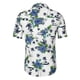 thumbnail image 2 of Camisa de playa hawaiana de botones de manga corta con estampado floral para hombres INSPIRE CHIC 46 Coco Blanco, 2 of 6