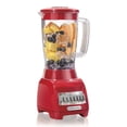 thumbnail image 3 of Hamilton Beach 48 Ounce 500W 10 Speed Countertop Smoothie Maker Blender, Red, 3 of 3