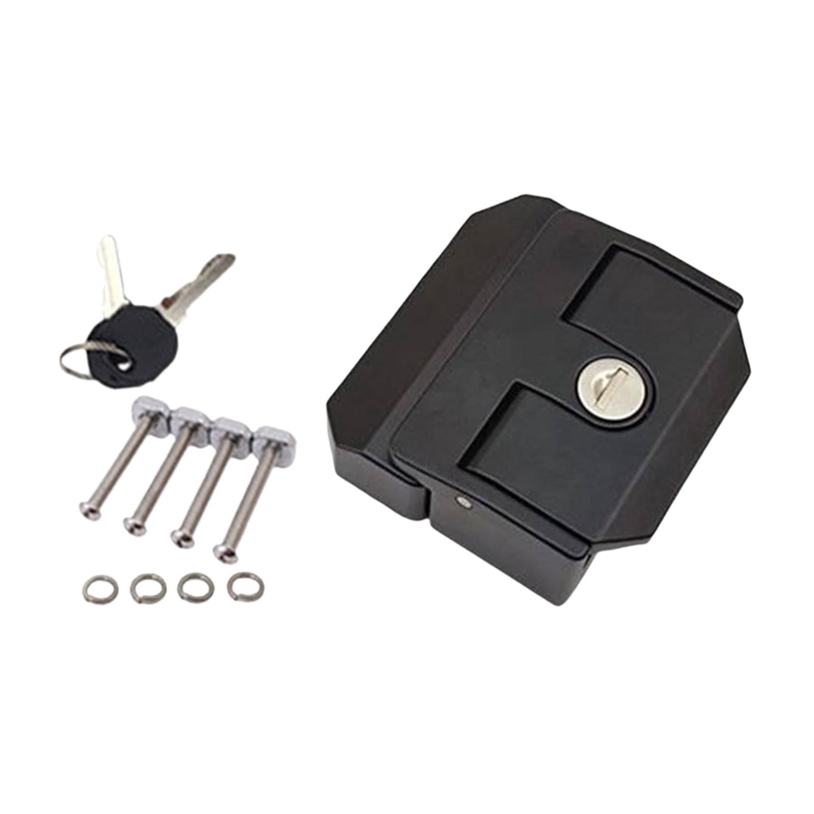 Baoblaze Tool Box Lock with M5*40 Screws Cabinet Door Lock for Aluminum Doors RV interior black