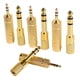 thumbnail image 3 of Juego de adaptador de audio para auriculares estéreo de 3,5 mm a 6,5 ​​mm hembra a macho dorado Likrtyny  Accesorios electrónicos, 3 of 6