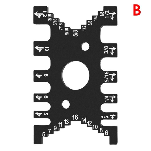 Calibrador de tarjeta de aleación de aluminio para carpintería, calibrador de mortaja y espiga, calibrador de altura para sierra de mesa, mesa de fresado, modificación invertida, bricolaje