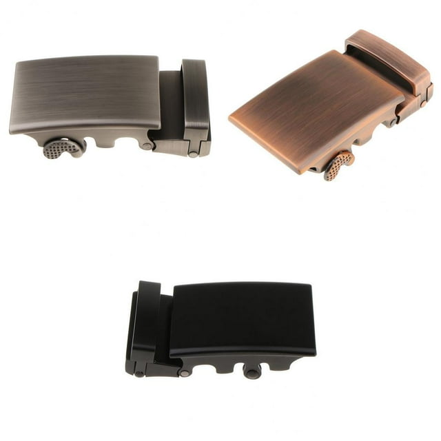 3 pcs Automatic Sliding Buckle Replacement Alloy Ratchet Buckle