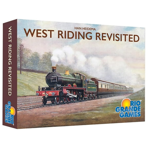 Rio Grand Games: West Riding Revisited - Railway Strategy Board Game, Invest & Manage, Set In Post World War I Britain, Ages ?, 3-6 Players, 30-60 Min