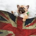 thumbnail image 2 of Pet Blanket Union Jack Flag Soft Warm Sofa Car Bed Protector Washable for Puppy Large Dogs Cats, 2 of 7