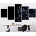 thumbnail image 2 of 5 Cuadros Decorativos Metroid Samus Silueta Canvas Listo Para Colgar JUNGLE ART Impresion Tela Arte, 2 of 6