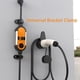 thumbnail image 5 of 2Pcs Universal Bracket Clamp Fixed Clip Screw Mount Holder Stand for Type 1 J1772 Portable EV Charger Type 2 Electric, 5 of 5
