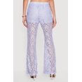thumbnail image 4 of Women's Floral Lace Flare Leg Casual Pants, 4 of 4