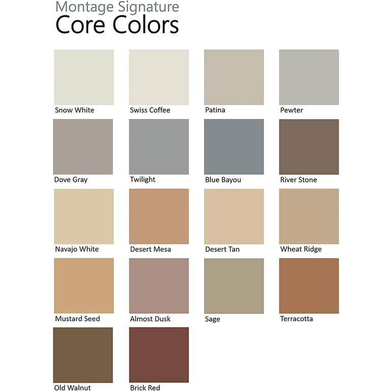 Montage Signature Interior/Exterior Eco-Friendly Paint, Desert Tan - Low Sheen, 1 Gallon Montage Signature Interior/Exterior Eco-Friendly Paint, Desert Tan - Low Sheen, 1 Gallon