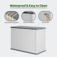 thumbnail image 6 of Macrout 4.3 x 2.5 ft Small Outdoor Storage Shed, Waterproof Plastic Storage Cabinet, Resin Shed for Garden and Patio, 6 of 11