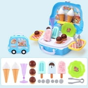 Children's Kitchenware Cooking Set Table Pretend Play Suitcase Toy Set