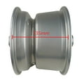 thumbnail image 3 of 9" Front Wheel Rim Assembly for Coleman CT200U Powersports BT200X CT200UEX 196cc Hisun 200-3 200-7 Axis M200 Mini Bike with 6202RS Bearings (Silver), 3 of 6