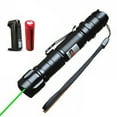thumbnail image 1 of HLONK Green Lasers Flashlight Pointer High Power Rechargeable Pen Long Range Beam Spot 18650 Battery Star Cap Flashlight, 1 of 5