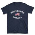 thumbnail image 1 of New Brighton Minnesota Patriot Men's Cotton T-Shirt, 1 of 1