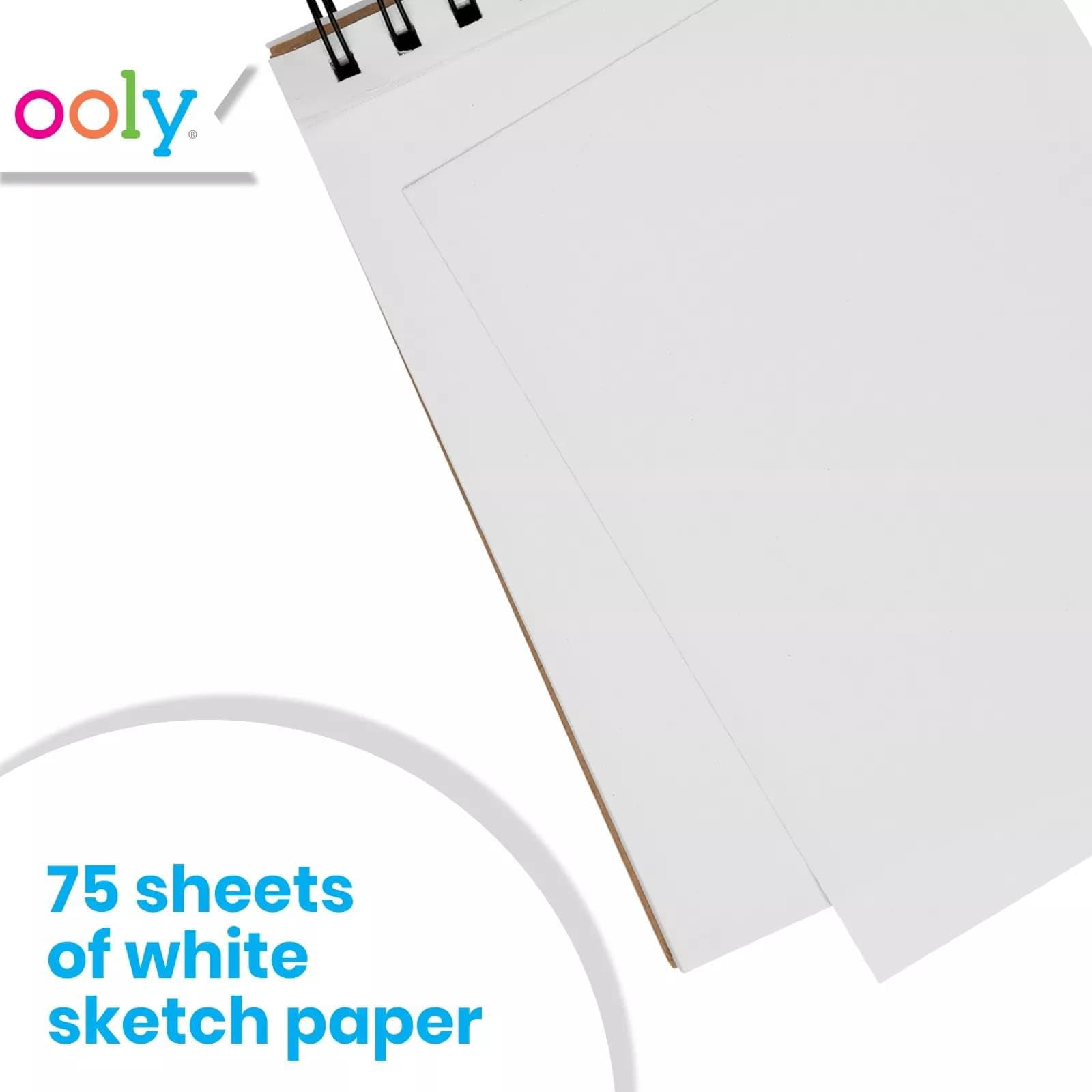 OOLY Make No Mistake Erasable Markers for Kids with Sketchbook