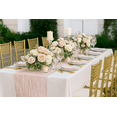 thumbnail image 2 of Your Chair Covers - 14 x 108 Inch Crinkle Taffeta Table Runner Blush, 2 of 5