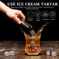 thumbnail image 5 of Fkszll Whiskey Stones Gift Set, Whiskey Glass Set Gifts for Men,2 Cup Mat, 8 Granite Chilling Whisky Rocks - Best Gifts for Men Dad Husband Boyfriend Birthday Present, 5 of 9