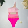 thumbnail image 4 of Ramiter Womens High Waisted Bikini Sets Drawstring Tummy Control Swimsuits Crisscross Tie Back Bathing Suit Bikini Sets for Women(Pink,L), 4 of 6
