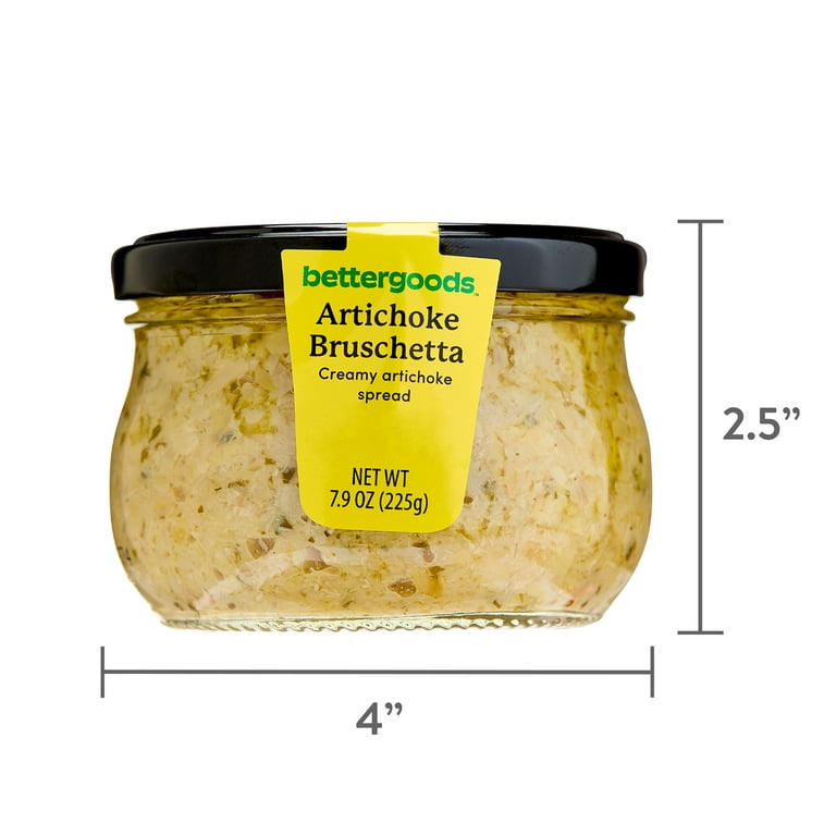 bettergoods Artichoke Bruschetta, Gourmet Spread with Herbs and