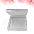 thumbnail image 2 of SHISUYAN Clear Portable Hard Plastic Battery Case Holder Storage Box for 4 x AAA Batteries (No Battery), 2 of 8
