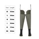 thumbnail image 4 of Wosthever Ave zancuda de nailon ligera e impermeable para pesca, pantalones para vadear impermeables para hombres y mujeres Pescar gris verde L, 4 of 6