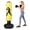 Yellow, variant on NFTIGB 63 Inch / 160 cm Freestanding Inflatable Punching Bag for Adults and Kids, 5.2ft Heavy Boxing Target Bag with Base for MMA Kickboxing Fitness Home Workout Stress Relief, Black