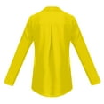 thumbnail image 4 of Mohiass Womens Button Down Shirts Long Sleeve Dressy Casual Blouses Button Up Collared Shirts Tops for Women Yellow 3XL, 4 of 7