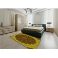 thumbnail image 4 of Ahgly Company Indoor Rectangle Patterned Blood Red Brown Area Rugs, 8' x 12', 4 of 6
