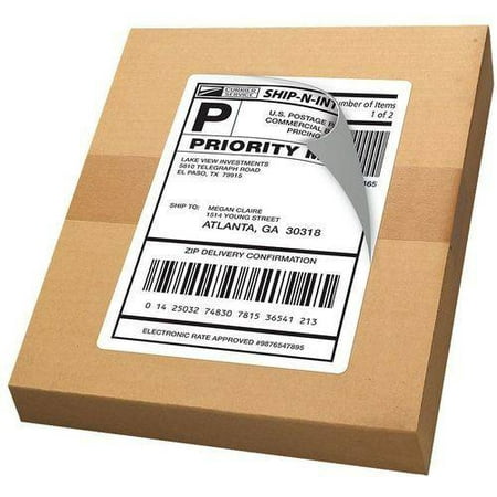 Avery(R) Internet Shipping Labels with TrueBlock(R) Technology 18126, 5-1/2" x 8-1/2", Pack of 20