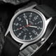 thumbnail image 2 of Reloj de cuarzo para hombre, reloj de pulsera deportivo de acero inoxidable con fecha militar para hombre, reloj de cuarzo, 2 of 5
