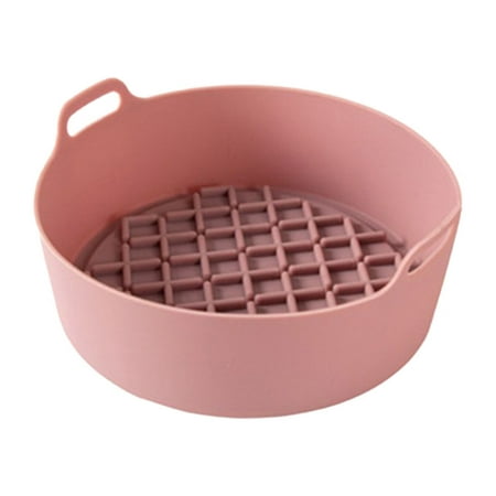 

Air Fryer Silicone Pot | Heat-resistant Air Fryer Oven Basket Trays | Air Fryer Accessories Kitchen Accessories Heating Baking Pan for Fried Chicken Grilling Round/Square