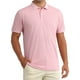 thumbnail image 5 of CAMISAS POLO PARA HOMBRE INSPIRE CHIC DE MANGA CORTA LIGERAS, AJUSTE REGULAR, CASUAL, DE NEGOCIOS, CAMISA DE GOLF S ROSA, 5 of 6