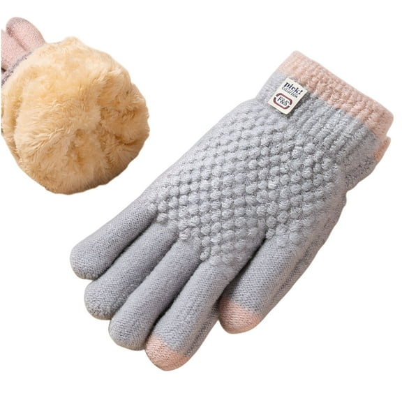 TELOLY 2026 New Chenille Winter Gloves for Women, Touch Sensitive Women'S Gloves & Mittens, Knit Gloves for Women for Winter Wear, Outdoor Activities, Casual Wear, Cold Weather Protection, Commuting