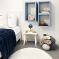 thumbnail image 5 of Kaboon Wall Mount Cube Shelf Set of 3,19.75x12.5x7.75, Model-Cube-Shelf, Peace Blue, 5 of 6