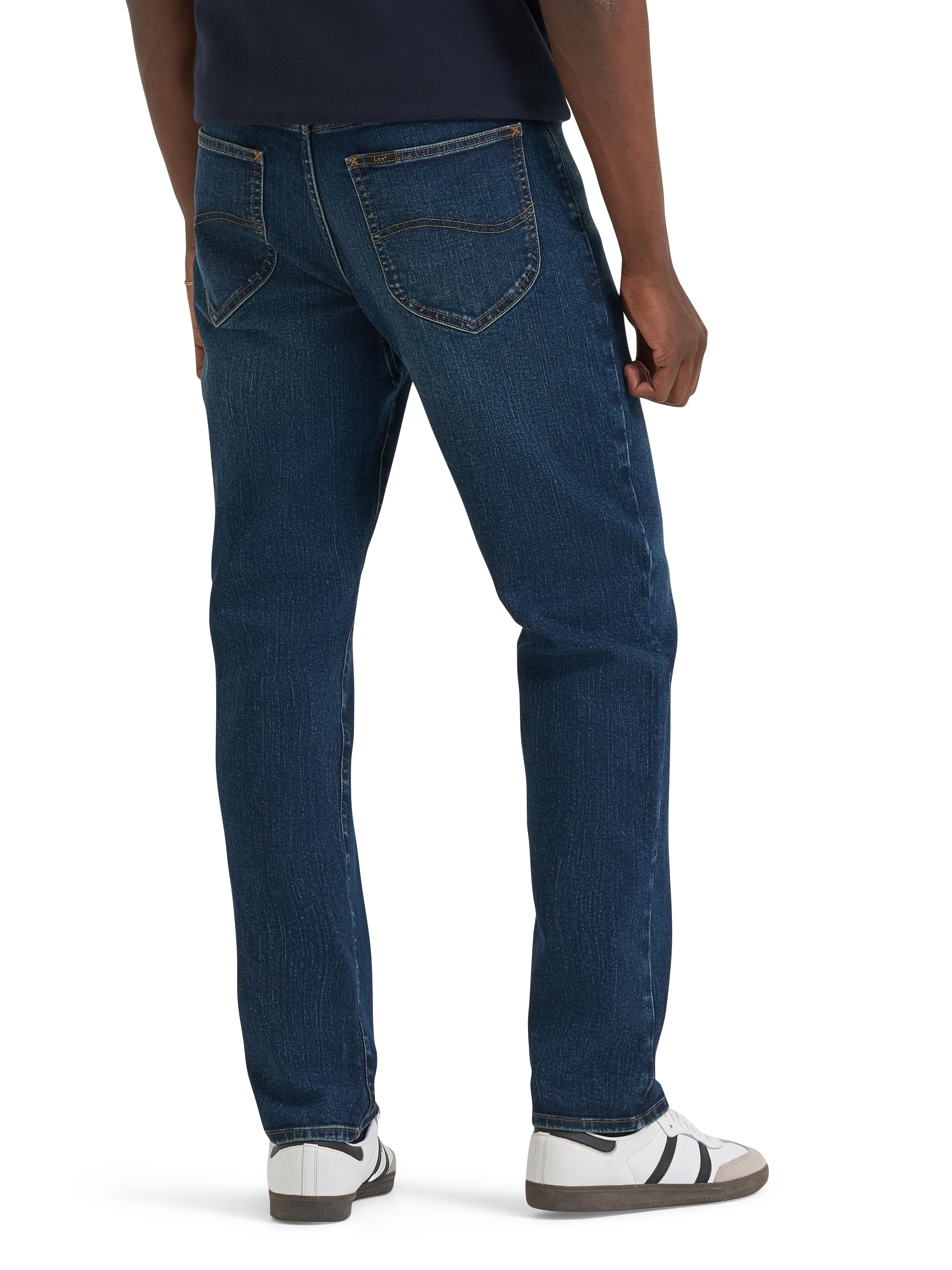 Lee® Men's Five Pocket Relaxed Taper Denim Jeans
