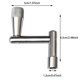 thumbnail image 3 of Llave para batería Llave de movimiento continuo estándar Afinador de batería Llave para afinar batería Herramienta para percusión Herramienta para baterías de marcha, 3 of 8
