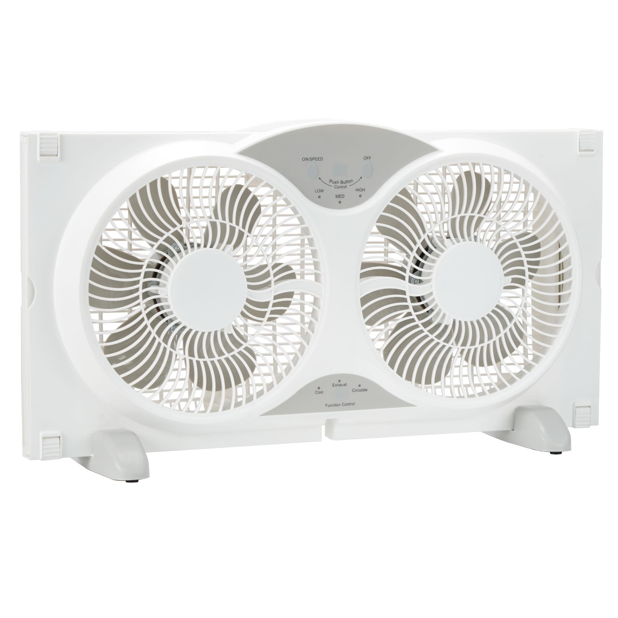Seasons Comfort 9" Twin Window Fan, 3-Speed, Portable, Remote Control - FWF9R