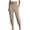 Beige, variant on Capri Pants for Women High Waisted Relaxed Fit Elastic Waist Casual Capris Trousers Crop Chino Pants with Pocket Black for Size 3XL