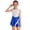Royal Blue, variant on Linjinx Kids Girls School Uniform Cheerleading Costume Sports Teamwear Dress with Shorts Dancewear Gymnastic Outfits Rose 6