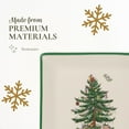 thumbnail image 4 of Spode Christmas Tree Tidbit Square Plates (Set of 4) - Festive 5-Inch Ceramic Plates for Canapés, Sweets, and Desserts - Dishwasher, Microwave, Freezer Safe - Excellent for Holiday Entertaining, 4 of 7