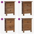 thumbnail image 6 of vidaXL Nightstand Solid Reclaimed Wood 15.7" x 11.8" x 20.1", 6 of 9