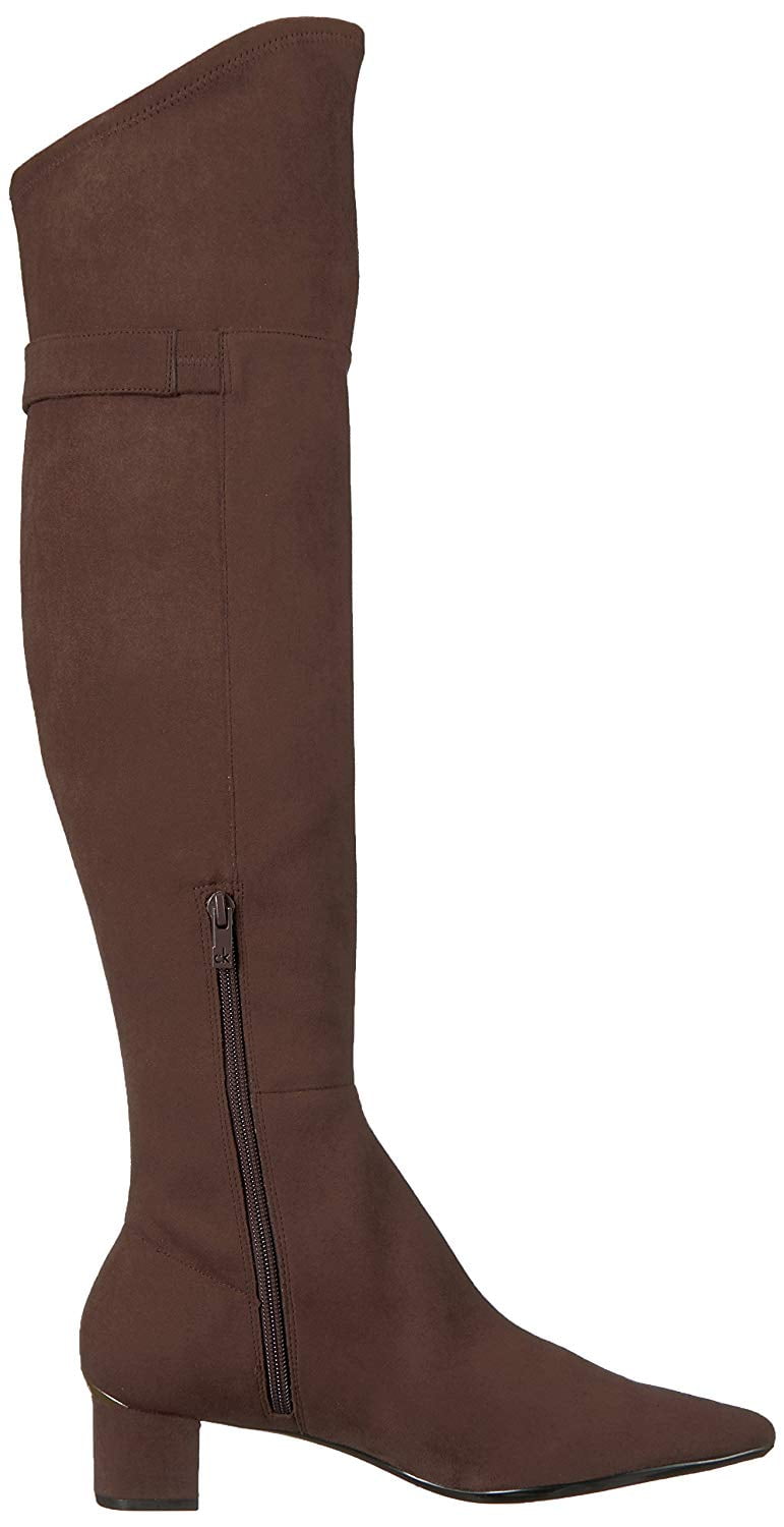 Calvin Klein Women s Georgeanna Over The Knee Boot Walmart