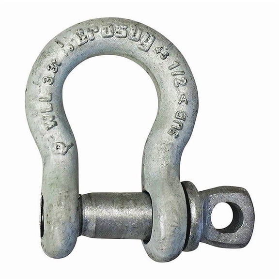 Crosby Anchor Shackle,3/8" Body Sz,Painted 1017450