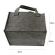 thumbnail image 3 of Inteprter Bolsa de almacenamiento de fieltro caja reutilizable cerveza vino 6 ranuras extraíble gran capacidad portador bolso protector organizador de Almacenamiento y organización del hogar Gris Inteprter JJ23179-01, 3 of 6