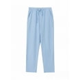 thumbnail image 5 of LEKWK Mens Linen Sets Lightweight 2 Piece Lounge Set Button Down Long Sleeve Shirt and Relaxed Pants Matching Outfits for Beach Vacation Travel, 5 of 5