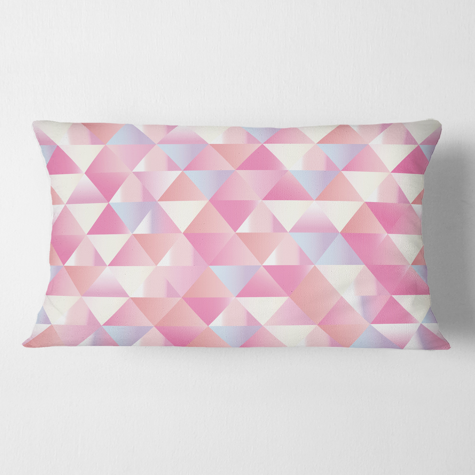 Designart Diamond Retro VI' Mid-Century Modern Throw Pillow - 12x20