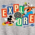 thumbnail image 3 of Disney - Explore - Toddler & Youth Crewneck Fleece Sweatshirt, 3 of 5