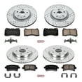 thumbnail image 3 of Power Stop Front and Rear Ceramic Brake Pad and Drilled and Slotted Rotor Kit K6188, 3 of 10
